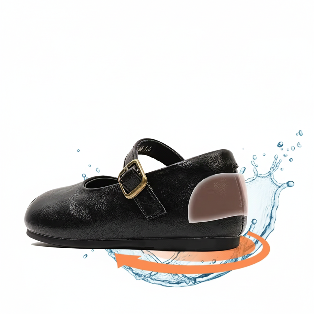 Ballerines Barefoot Noires - Résistance à l'eau