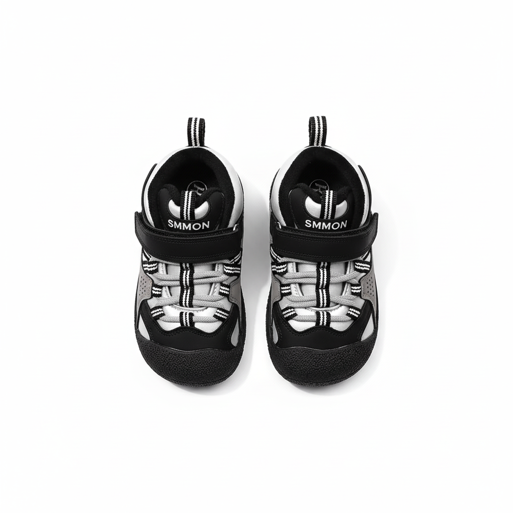 Baskets noires - Fond blanc