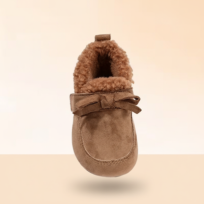 Chausson beige - vue arrière propre