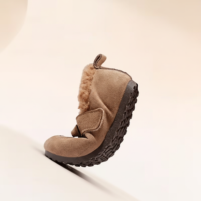 Chausson beige - vue verticale propre