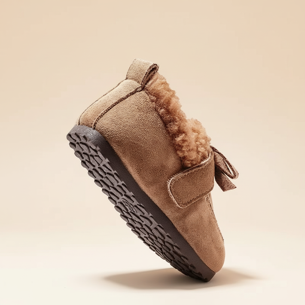 Chaussons beige - paire propre