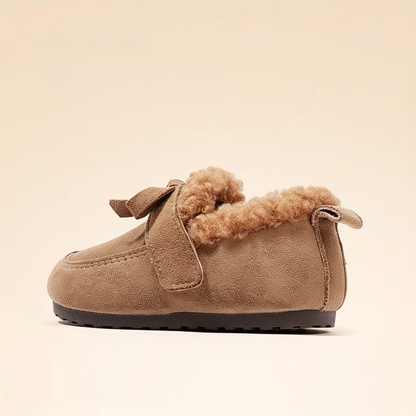 Chaussons beige - paire sans texte