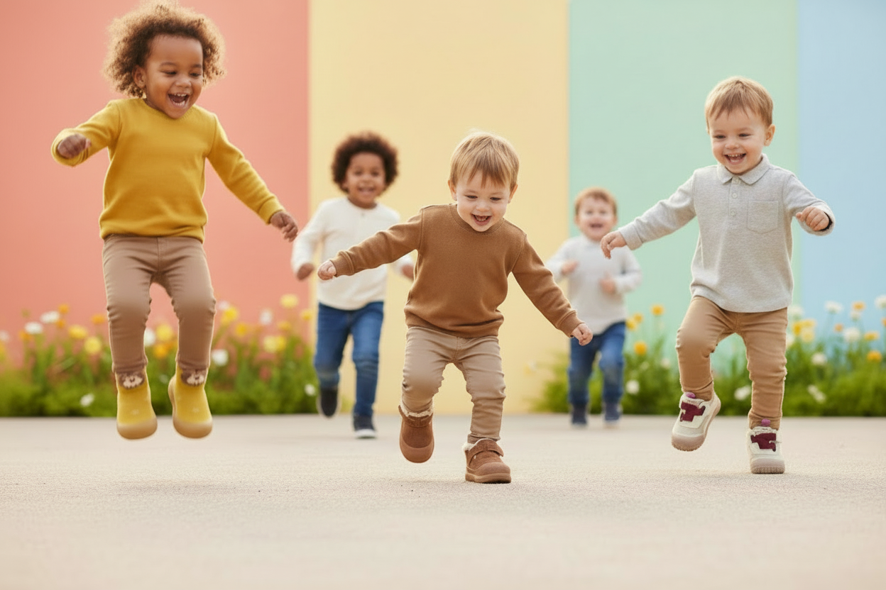 Enfants joyeux sans texte