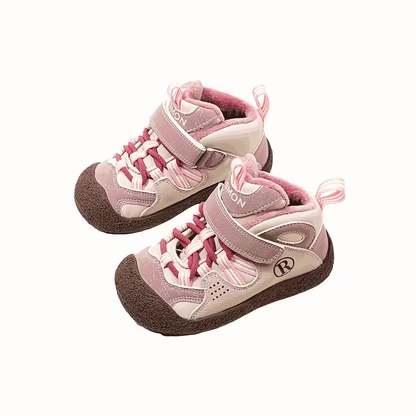 Baskets Fourrées CozyStep™ Soumon Kids - Rose