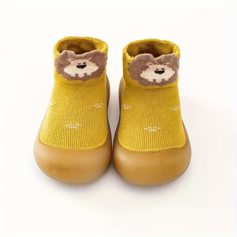 Chaussons Chaussettes TinySteps™ Soumon Kids - Lion Jaune