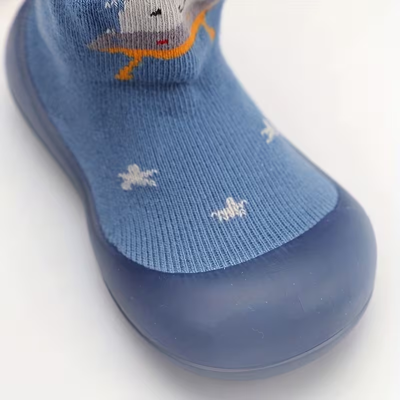 Chaussons Chaussettes TinySteps™ Soumon Kids - Chat Bleu