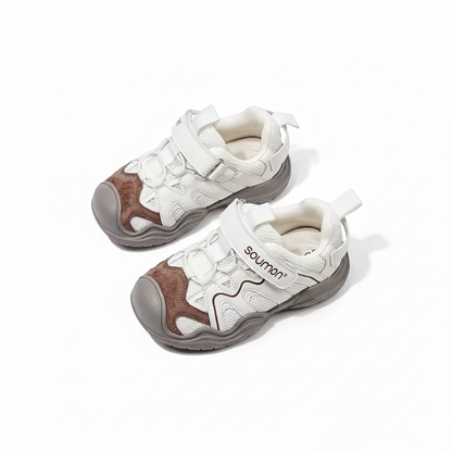 Baskets barefoot ActivePlay™ Soumon Kids gris - vue de dessus