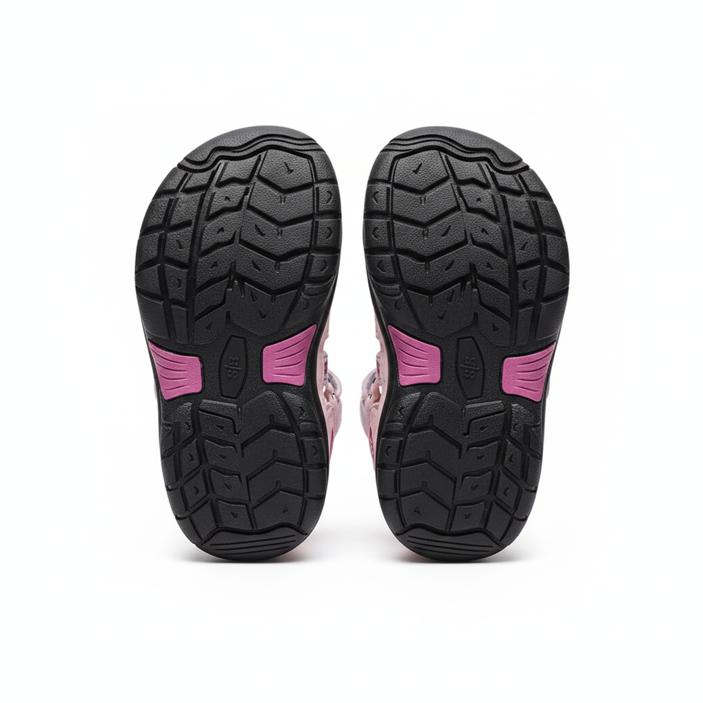 Sandales Barefoot Rose Poudré - Vue semelle